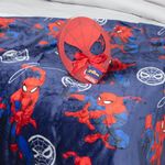 Marvel Spiderman Throw Blanket with Gift Box - Plush Throw Measures 46 x 60 Inches - Super Soft Special Edition Superhero Fleece Bedding