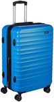 Amazon Basics Hardside Luggage ABS Hard-Shell Spinner / Suitcase with 4 Wheels, 68 cm, Light Blue