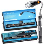 Magnet 3 LED Magnetic Pickup tool, Telescoping Flexible Extensible Led Flashlights,Perfect Mechianic pick-up tools gifts for men, 4 x LR44 Batteries (Included) 1Pack