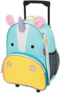 Skip Hop Valise Enfant Licorne - Sac Maternelle de Qualité dès 3 Ans - Cartable Voyage & Sac École pour Enfants avec Poignet Rétractable, Poche à Bouteille, Tirettes de Fermeture Éclair - Pratique