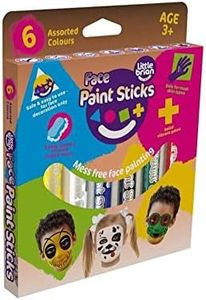 Little Brian Face Paint Sticks Classic 6 Pack