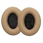 kwmobile Ear Pads Compatible with Bose Quietcomfort 35 35II 25 15 / QC35 QC35II QC25 QC15 Earpads - 2x Replacement for Headphones - Beige