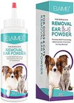 Dog Ear Cleaner, Pets Painless Ear Cleaner Powder for Dogs and Cats, Dog Ears Multi-Symptom Relief, Dogs Ears Treatment for Remove Wax, Debris and Odor