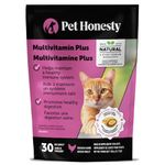 Cat Multivitamin Crunchy & Creamy Chews - Cat Treats for Health + Immune, Joints, Skin & Coat, & Digestion Support - Vitamins with Omega 3s, Lysine & Probiotics (30 Day Supply)