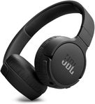 JBL Tune 670NC Wireless On-Ear Headphones, with Adaptive Noise Cancelling, Bluetooth, Lightweight Design and 70 hours Battery Life, in Black