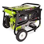 Böhmer-AG WX-3800K-E Portable Petrol Generator 3.0Kw 12V DC Output Electric Key Start Outdoor 3.8 kVA 7Hp 4-Stroke OHV Engine with 2 UK 240V Standard Plug Sockets