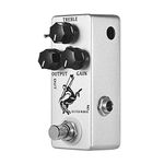 Silver Horse Overdrive Boost Guitar Effect Pedal Full Metal Shell True Bypass