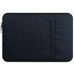 Water Resistant Canvas Soft Zip Case/Cover/Sleeve/Pouch for Apple for MacBook Air/Pro/Retina Navy 1