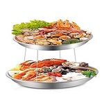2 Pieces 16 Inch Aluminum Seafood T