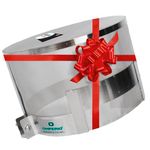 OMPERIO Smart Meter Cover RF-Radiation Shield Guard EMF Protecction Stainlees Steel 316 Faraday Cage with Screw Nut Rubber Strips and Installation Manual