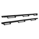 Westin 56-5343352 HDX Stainless Drop Wheel to Wheel Nerf Step Bars fits 2010-2018 Ram 2500 3500 Crew Cab (8' Bed, Excl. Dually) Textured Black 1 Pair