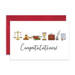 Unique Lawyer Graduation Card, New Lawyer Congratulations Card, Graduation Card for Law School Graduate