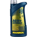 MANNOL 4114 AG13 + ANTIFREEZE CONCENTRATED ADVANCED COOLANT FLUID SAE J1034 IMPORTED FROM GERMANY 1 LITRE