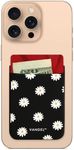 Vandel Pocket – Designer Stick-On Fabric Phone Wallet for Women and Men, Cute Credit Card Holder for Back of Phone and iPhone Case, Stretchy Fabric Adhesive Sleeve for All iPhones and Androids