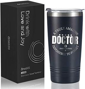 Onebttl Doctor Gifts, 20oz Engraved Stainless Steel Insulated Travel Mug for Doctors & Med School Students, Perfect Doctor Idea for Birthday, Chiristmas, Appreciation, Office - Amazing