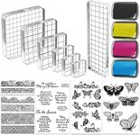 Cooyeah 15 Pieces Acrylic Stamp Blo