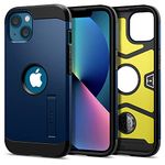 Spigen Tough Armor [Extreme Protection Tech] Designed for iPhone 13 Case (2021) - Navy Blue