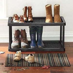 Auhafaly 2-Tier Boot and Shoe Organizer