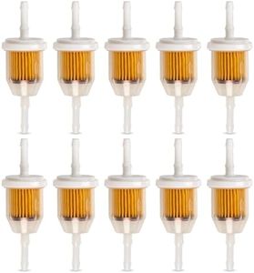 BlueStars AM116304 Fuel Filter 25 050 22-S - For 1/4 and 5/16 Fuel Line Kohler 25-050-03-S 25-050-08-S John Deere GY20709 Gravely 21541500 - Replaces 71-5960 120-436 38666 149-2206-01 - Pack of 10