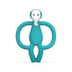 Matchstick Monkey, Antimicrobial Silicone Teether & Gel Applicator, Easy To Grip, BPA Free, 3 Months Old+, 11 cm, Echo Elephant