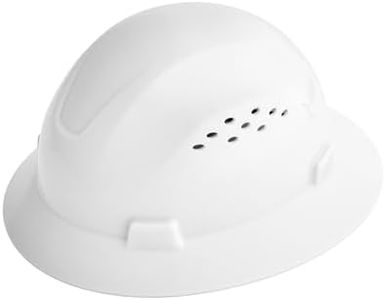 Jackson Safety Advantage Series Hard Hat - Construction Helmet with Full Brim - ANSI Z89.1 Type 1 & OSHA Compliant - (Multiple Colors & Styles)