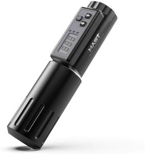 Mast Saber Cordless Tattoo Machine Rotary Pen with Replacement Grips Wireless Tattoo Gun