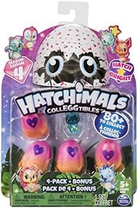 Hatchimals CollEGGtibles - 4-Pack + Bonus, Season 4 Hatchimals CollEGGtible, for Ages 5 and Up (Styles and Colors May Vary)