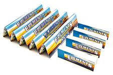 [5 Packs] Elements King Size Slim Rolling Papers with [4 Booklets] of Elements Rolling Tips