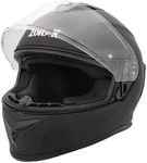 Zorax ZOR-813 Matt Black L (59-60cm) Full Face Motorbike Motorcycle Helmet ECE 22.06 Approved