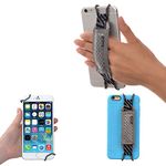 TFY Security Hand Strap Holder Compatible with iPhone 15 Pro Max / 14 Plus / 13 12 Pro / 11 / Xs/XR / 8 Plus / 7 / Galaxy S23 / S22 / Note 20 / Huawei Mate 60 Pro (Grey)