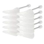 Incutex 5 pairs of shoe trees variable size UK 5-11, plastic shoe stretcher, shoe shaper, transparent