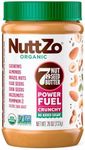 Organic Power Fuel Crunchy Nut Butter by NuttZo | 7 Nuts & Seeds Blend, Paleo, Non-GMO, Gluten-Free, Vegan, Kosher | 1g Sugar, 6g Protein | 26oz Jar