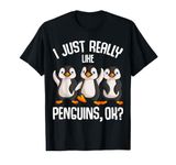 I Just Really Like Penguins Kids Girl Boys Women Penguin T-Shirt