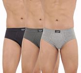 Dollar Bigboss Men's Assorted Pack of 3 Brief (8905474834958_MBBR-11-LYCRABRF-PO3-CO2-4XL)