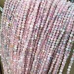 2mm 3mm 4mm Faceted Natural Stone Quartzs Crystal Beads Round Zircon Aquamarines Bead for DIY Jewelry Making Supplies 15" Strand-14 Morgan,3mm Approx 115 Beads