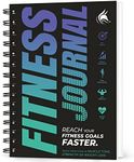 Clever Fox Fitness & Workout Journal/Planner Daily Exercise Log Book to Track Your Lifts, Cardio, Body Weight Tracker – Spiral–Bound, Laminated Cover, Thick Pages, A5 (Sky Blue and Navy Blue)