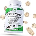 Furever Friendz Daily Multivitamin Dog Supplement - 120 Chewable Chicken Flavour Tablets – Dog Vitamins and Supplements - 24 Nutrients, Vitamins For Dogs Helps with Brain, Heart & Joint Function