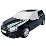 Sakura Car Windscreen Frost Protector - SS4922 - Universal Easy Fit - Covers Side Windows and Wing Mirrors - for Most Cars, Medium