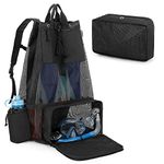 Fasrom Mesh Scuba Diving Bag, XL Snorkeling Gear Backpack for Mask, Fins and Wetsuit (Empty Bag Only, Patent Design)