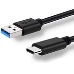 USB 3.0 to USB C Cable for Mobile, Tablet, Power Bank, Action Cam, Digital Camera, Portable Speaker, Portable Hard Drive, Gaming Console and more - WD/Seagate/Lacie/Sandisk - USB A to TYPE C Lead - 2M