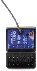 Flysky FS BS6 Receiver 2.4Ghz 6CH for Flysky FS-GT5 FS-IT4S FS-i6 FS-i6X Transmitter RC Car Boat (1PCS)