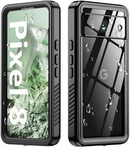 Oterkin for Google Pixel 8 Case Waterproof, Pixel 8 Case with Built-in Screen&Camera Protector,360° Full Body Protection Dustproof Shockproof Anti-Scratch Case for Pixel 8 6.2" -Black