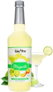 Jordan's Skinny Mixes Sugar Free Margarita Mix, Flavored Cocktail Mixer for Drinks, Fresh Lime Drink Flavoring for Cocktails & Mocktails, Low Calorie, Gluten Free, Keto Friendly, 32 Fl Oz, 1 Pack