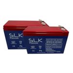 SLK Platinum Mobility Scooter GEL Battery Pair of 2 x 12v 10ah Reliable And long Lasting Replacement Batteries For Electric Scooters And Wheelchairs