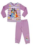 Bluey Girl’s Pyjama Nightwear Set “Bedtime Hugs”, Multicoloured, Age 2-3 Years