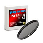 Pig Iron Pro Infrared R72 Filter. Premium Schott Glass 720nm Optical IR Element. IR720. For DSLR and Mirrorless Cameras. (62mm)