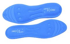 2 Pairs of Massaging Gel Orthotic Insoles for Sports Impact and Plantar Fasciitis (4.5-6 UK)