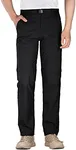 FREE SOLDIER Men's Outdoor Convertible Hiking Pants with Belt Lightweight Quick Dry Tactical Cargo Pants Nylon Spandex (Black 34W x 32L Old)