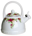 Royal Albert Old Country Roses Teakettle with Whistle