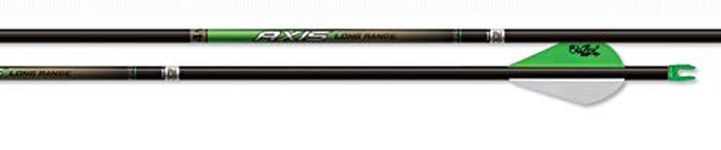Easton Archery Axis 4MM 340 Arrows - Long Ranfge (.003) 2 inches Blazer Vanes-6PK-430123